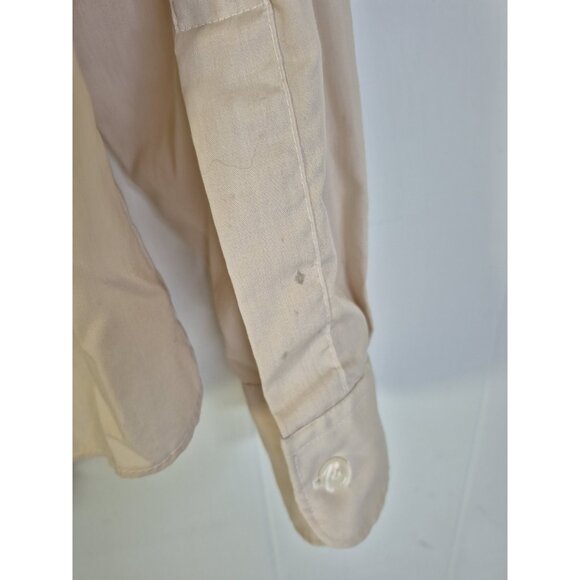 Van Heusen Single Needle Tailoring Long Sleeve Button Up Embroidered Shirt Men's - Picture 9 of 13